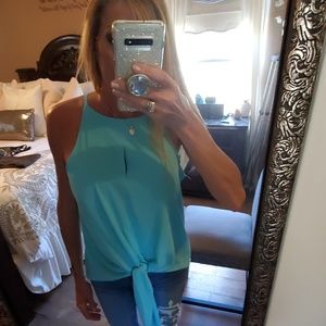Crew neck tank top